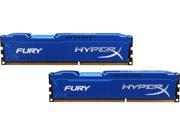 HyperX FURY 16GB 2 x 8GB 240 Pin DDR3 SDRAM DDR3 1866 PC3 14900 Desktop Memory Model HX318C10FK2 16