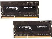 HyperX Impact Black Series 8GB 2 x 4GB 204 Pin DDR3 SO DIMM DDR3L 1600 PC3L 12800 Laptop Memory Model HX316LS9IBK2 8