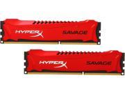HyperX Savage 8GB 2 x 4GB 240 Pin DDR3 SDRAM DDR3 1866 PC3 14900 Desktop Memory Model HX318C9SRK2 8
