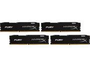 HyperX FURY 32GB 4 x 8GB 288 Pin DDR4 SDRAM DDR4 2133 PC4 17000 Compatible with Intel X99 chipset Memory Kit Model HX421C14FBK4 32
