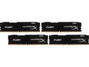HyperX FURY 32GB 4 x 8GB 288 Pin DDR4 SDRAM DDR4 2666 PC4 21300 Compatible with Intel X99 chipset Memory Kit Model HX426C15FBK4 32