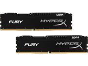 HyperX FURY 16GB 2 x 8GB 288 Pin DDR4 SDRAM DDR4 2400 PC4 19200 Intel X99 Desktop Memory Model HX424C15FBK2 16