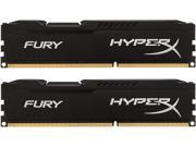HyperX FURY 8GB 2 x 4GB 240 Pin DDR3 SDRAM DDR3L 1600 PC3L 12800 Desktop Memory Model HX316LC10FBK2 8