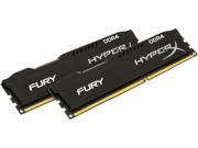 HyperX FURY 16GB 2 x 8GB 288 Pin DDR4 SDRAM DDR4 2400 PC4 19200 Desktop Memory Model HX424C15FB2K2 16
