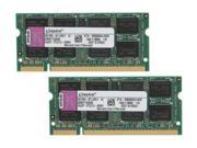 Kingston 4GB 2 x 2GB 200 Pin DDR2 SO DIMM DDR2 800 PC2 6400 Dual Channel Kit Memory For Apple Model KTA MB800K2 4GR