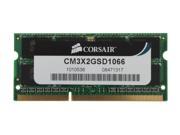 CORSAIR ValueSelect 2GB 204 Pin DDR3 SO DIMM DDR3 1066 PC3 8500 Laptop Memory Model CM3X2GSD1066