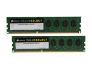 CORSAIR ValueSelect 4GB 2 x 2GB 240 Pin DDR3 SDRAM DDR3 1333 Desktop Memory Model CMV4GX3M2A1333C9