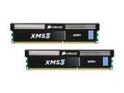 CORSAIR XMS3 8GB 2 x 4GB 240 Pin DDR3 SDRAM DDR3 1600 PC3 12800 Desktop Memory Model CMX8GX3M2A1600C9