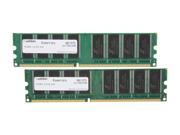Mushkin Enhanced Essentials 2GB 2 x 1GB 184 Pin DDR SDRAM DDR 400 PC 3200 Dual Channel Kit Desktop Memory Model 991373