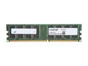 Crucial 1GB 184 Pin DDR SDRAM DDR 400 PC 3200 Desktop Memory Model CT12864Z40B