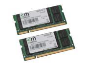 Mushkin Enhanced Essentials 4GB 2 x 2GB 200 Pin DDR2 SO DIMM DDR2 800 PC2 6400 Dual Channel Kit Laptop Memory Model 996577