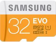 Samsung 32GB EVO microSDHC UHS I U1 Class 10 Memory Card with Adapter MB MP32DA AM