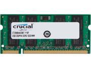 Crucial 2GB 200 Pin DDR2 SO DIMM DDR2 667 PC2 5300 Laptop Memory Model CT25664AC667
