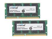 Crucial 16GB 2 x 8GB 204 Pin DDR3 SO DIMM DDR3 1333 PC3 10600 Memory for Apple Model CT2K8G3S1339M