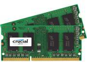 Crucial 4GB 2 x 2GB 204 Pin DDR3 SO DIMM DDR3L 1866 PC3L 14900 Memory Model CT2K25664BF186DJ