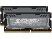 Ballistix Sport LT 8GB Kit 4GBx2 DDR4 2400 MT s PC4 19200 SODIMM 260 Pin Memory BLS2K4G4S240FSD