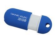 DANE ELEC 32GB USB 2.0 Flash Drive Capless Aqua