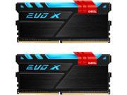 GeIL EVO X 32GB 2 x 16GB 288 Pin DDR4 SDRAM DDR4 3000 PC4 24000 Desktop Memory Model GEX432GB3000C15ADC