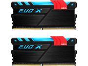 GeIL EVO X 16GB 2 x 8GB 288 Pin DDR4 SDRAM DDR4 2400 PC4 19200 Memory Desktop Memory Model GEX416GB2400C15DC