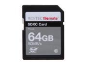 Wintec FileMate 64GB Secure Digital Extended Capacity SDXC Flash Card Model 3FMSD64GBXC R