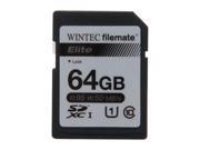 Wintec Filemate Elite 64GB Secure Digital Extended Capacity SDXC Flash Card Model 3FMSX64GU1E R