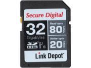 Link Depot 32GB Secure Digital High Capacity SDHC Memory Flash Memory Model LD SD 32G