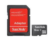 SanDisk 16GB microSDHC Flash Card Model SDSDQ 16384