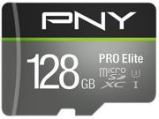 PNY 128GB Pro Elite microSDXC UHS I U3 Class 10 Memory Card with Adapter Speed Up to 95MB s P SDUX128U395PRO GE