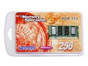 Transcend 256MB 200 Pin DDR SO DIMM DDR 333 PC 2700 Laptop Memory Model TS32MSD64V3F5