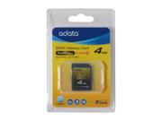 A-DATA 4GB Secure Digital High-Capacity(SDHC) Class 6 Flash Card