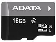 ADATA Premier 16GB microSDHC SDXC UHS I U1 Memory Card with One Adapter AUSDH16GUICL10 RA1