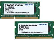 Patriot Memory Signature Apple Line 8GB 2 x 4GB 204 Pin DDR3 SO DIMM DDR3 1600 PC3 12800 Memory for Apple Model PSA38G1600SK