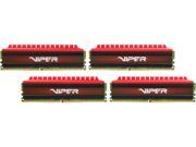 Patriot Viper 4 32GB 4 x 8GB 288 Pin DDR4 SDRAM DDR4 2400 PC4 19200 Extreme Performance Quad Memory Kit Model PV432G240C5QK