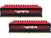 Patriot Viper 4 8GB 2 x 4GB 288 Pin DDR4 SDRAM DDR4 2800 PC4 22400 Extreme Performance Memory Black Sides Red Top Model PV48G280C6K