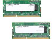 Mushkin Enhanced 8GB 2 x 4GB 204 Pin DDR3 SO DIMM DDR3 1333 PC3 10666 Dual Channel Kit Laptop Memory Model 996647