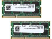 Mushkin Enhanced iRam 16GB 2 x 8GB 204 Pin DDR3 SO DIMM DDR3L 1866 PC3L 14900 Memory for Late 2015 iMac Core i5 i7 Model MAR3S186DM8G28X2