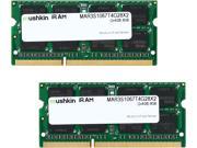 Mushkin Enhanced iRam 8GB 2 x 4GB 204 Pin DDR3 SO DIMM DDR3 1066 PC3 8500 Memory for Apple Model MAR3S1067T4G28X2TBD