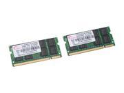 G.SKILL 4GB 2 x 2GB 200 Pin DDR2 SO DIMM DDR2 667 PC2 5300 Dual Channel Kit Memory For Apple Notebook Model FA 5300CL5D 4GBSQ