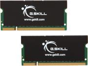 G.SKILL 4GB 2 x 2GB 200 Pin DDR2 SO DIMM DDR2 667 PC2 5300 Dual Channel Kit Laptop Memory Model F2 5300CL5D 4GBSK