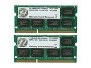 G.SKILL 16GB 2 x 8G 204 Pin DDR3 SO DIMM DDR3 1333 PC3 10666 Laptop Memory Model F3 10666CL9D 16GBSQ