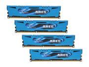 G.SKILL Ares Series 16GB 4 x 4GB 240 Pin DDR3 SDRAM DDR3 2133 PC3 17000 Desktop Memory Model F3 2133C9Q 16GAB