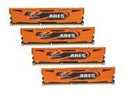 G.SKILL Ares Series 32GB 4 x 8GB 240 Pin DDR3 SDRAM DDR3 1333 PC3 10666 Desktop Memory Model F3 1333C9Q 32GAO