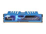 G.SKILL Ripjaws X Series 8GB 240 Pin DDR3 SDRAM DDR3 1600 PC3 12800 Desktop Memory Model F3 1600C9S 8GXM