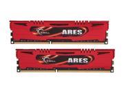 G.SKILL Ares Series 16GB 2 x 8GB 240 Pin DDR3 SDRAM DDR3 1600 PC3 12800 Desktop Memory Model F3 1600C9D 16GAR