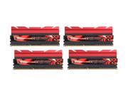G.SKILL TridentX Series 32GB 4 x 8GB 240 Pin DDR3 SDRAM DDR3 1866 PC3 14900 Desktop Memory Model F3 1866C8Q 32GTX