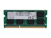G.SKILL 8GB 204 Pin DDR3 SO DIMM DDR3 1600 PC3 12800 Memory for Apple Model FA 1600C11S 8GSQ