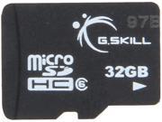 G.SKILL 32GB microSDHC Flash Card Model FF TSDG32GN C6