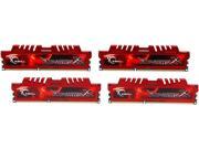 G.SKILL Ripjaws X Series 16GB 4 x 4GB 240 Pin DDR3 SDRAM DDR3 2133 PC3 17000 Desktop Memory Model F3 2133C9Q 16GXL