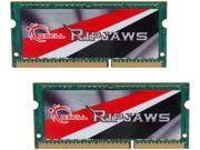 G.SKILL Ripjaws Series 8GB 2 x 4GB 204 Pin DDR3 SO DIMM DDR3 1866 PC3 14900 Laptop Memory Model F3 1866C10D 8GRSL