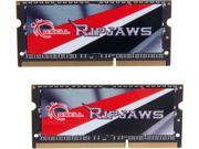 G.SKILL Ripjaws Series 16GB 2 x 8G 204 Pin DDR3 SO DIMM DDR3L 1866 PC3L 14900 Laptop Memory Model F3 1866C11D 16GRSL